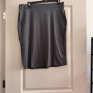Zenana Charcoal Pencil Skirt